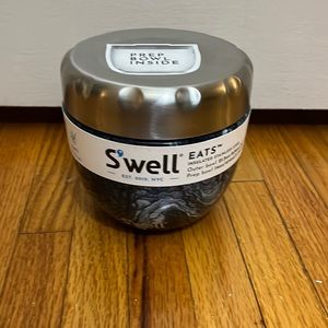 S’well swell eats insulated stainless prep bowl blue azurite marble 21.5 oz